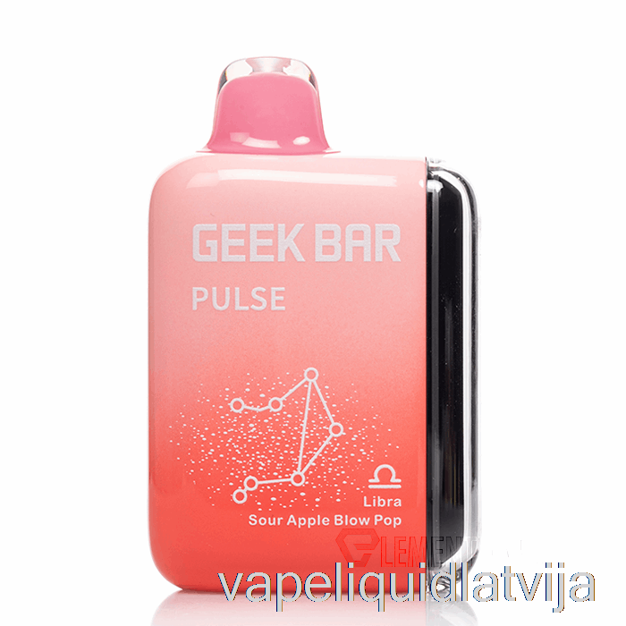 Geek Bar Pulse 15000 Vienreizējās Lietošanas Skābo ābolu Blow Pop Vape šķidrums